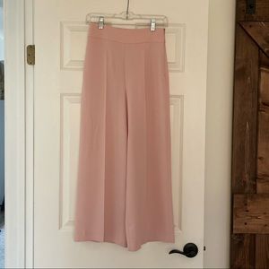 Zara High Waisted Pink Trouser Pant